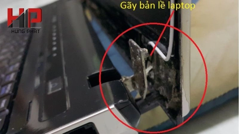 laptop bị gãy bản lề