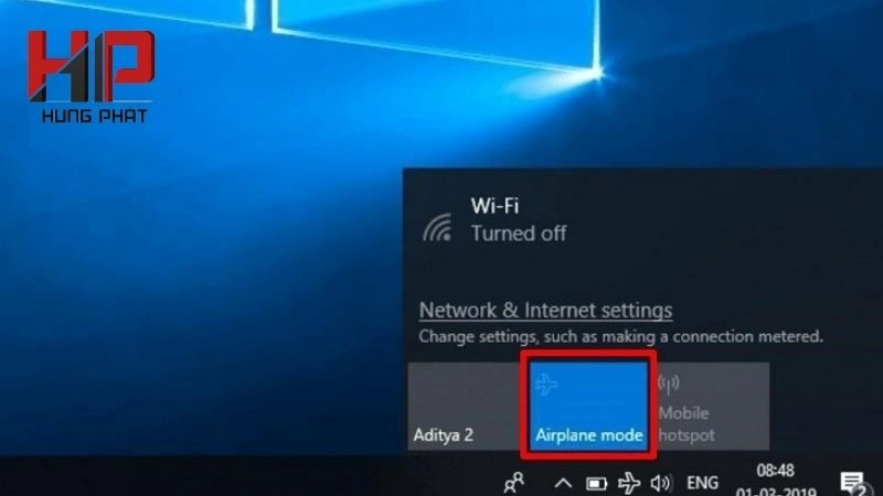 laptop không vào được mạng