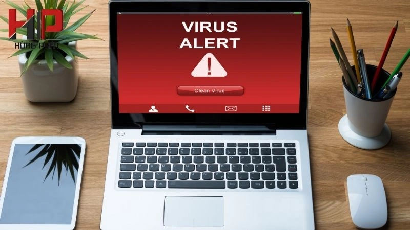 máy tính bị virus nặng